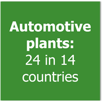 NSG has 24 automotive plants in 14 countries