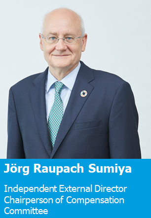 Jörg Raupach Sumiya Independent External Director Chairperson of Compensation Committee
