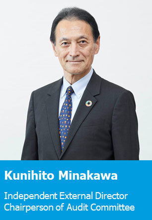 Kunihito Minakawa Independent External Director Chairperson of Audit Committee