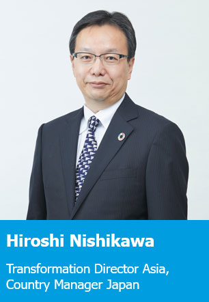 Hiroshi Nishikawa Transformation Director Asia, Country Manager Japan
