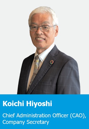 Koichi Hiyoshi Chief Administration Officer (CAO), Company Secretary