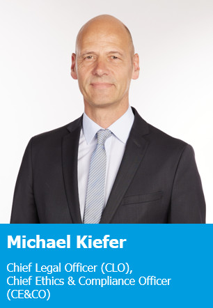 Michael Kiefer Chief Legal Officer (CLO), Chief Ethics & Compliance Officer (CE&CO)
