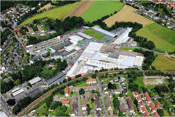 Aerial view of the Witten plant