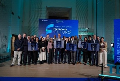 At the awards ceremony