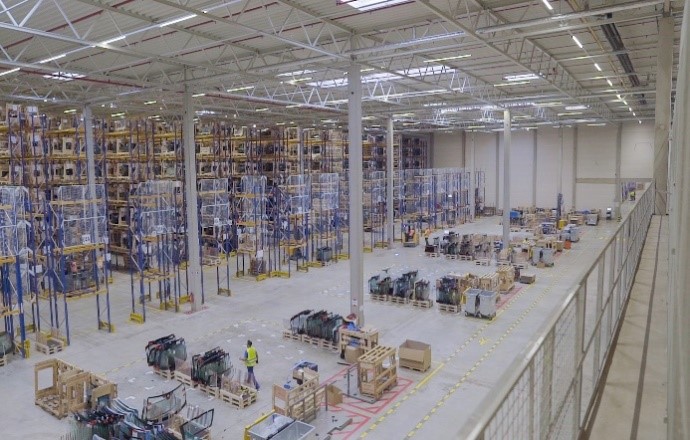 This is a picture of a NSG site with LED lighting system