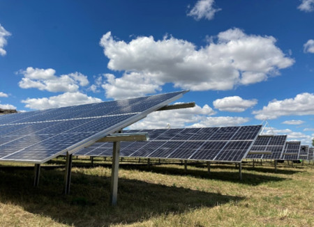 This is a picture of Aken Plant solar farm