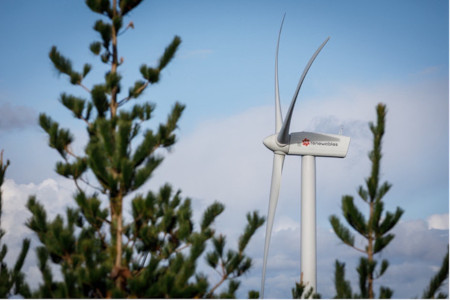 This is the picture of the wind farm