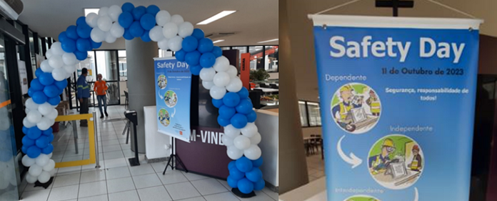 A picture of Safety day event